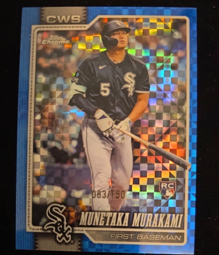 2026 Topps Chrome Murakami Munetaka #274 X-Fractor Blue /150